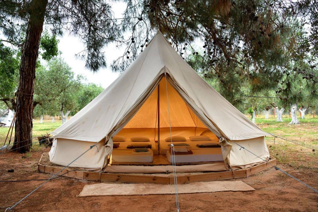 הוילה Glamping At A Lovely Tent In Skiaxtro- מרתופוליס מראה חיצוני תמונה