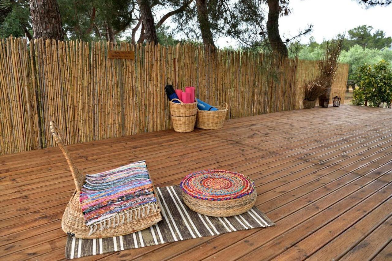הוילה Glamping At A Lovely Tent In Skiaxtro- מרתופוליס מראה חיצוני תמונה