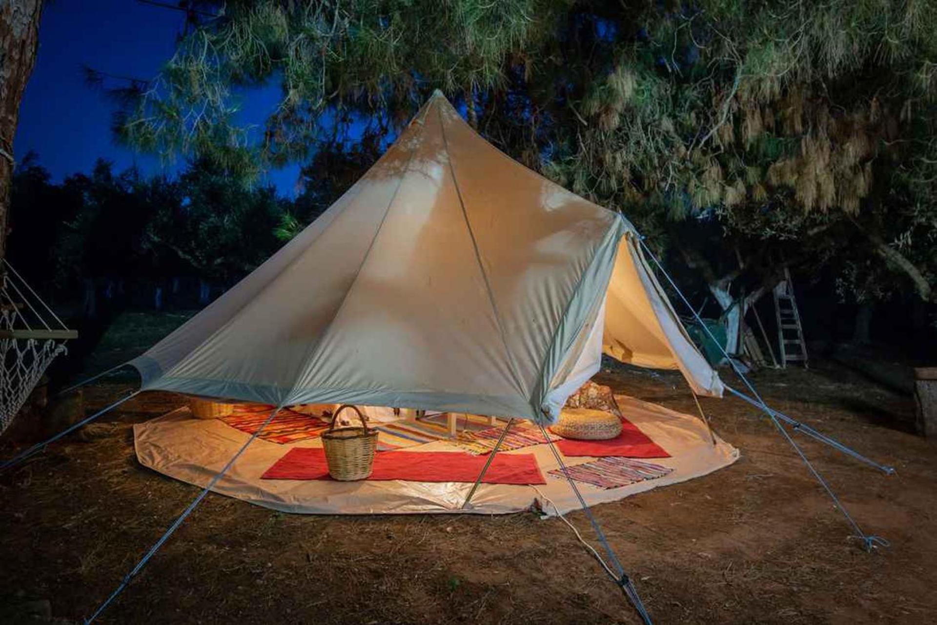 הוילה Glamping At A Lovely Tent In Skiaxtro- מרתופוליס מראה חיצוני תמונה